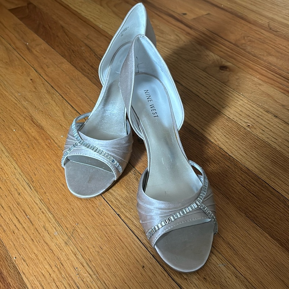 Silver heels